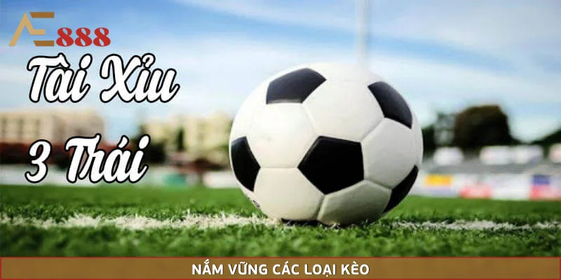 Nắm vững những kèo tài xỉu phổ biến